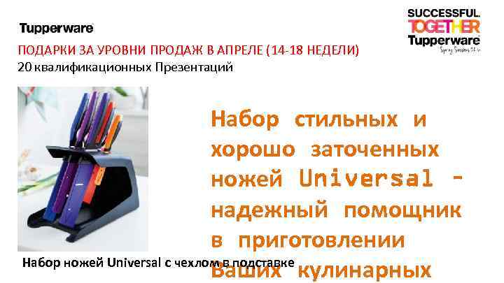 ПОДАРКИ ЗА УРОВНИ ПРОДАЖ В АПРЕЛЕ (14 -18 НЕДЕЛИ) 20 квалификационных Презентаций Набор стильных