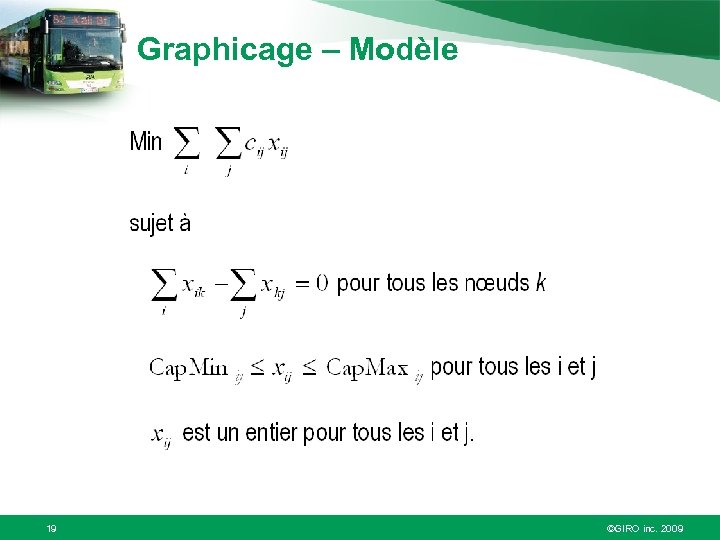 Graphicage – Modèle 19 ©GIRO inc. 2009 