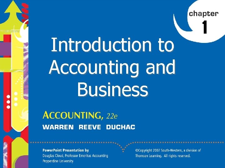 Introduction to Accounting and Business 1 