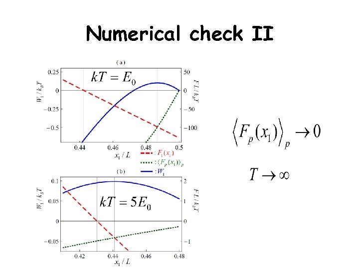 Numerical check II 