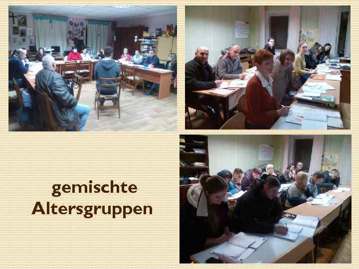 gemischte Altersgruppen 