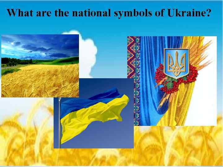 What are the national symbols of Ukraine? 