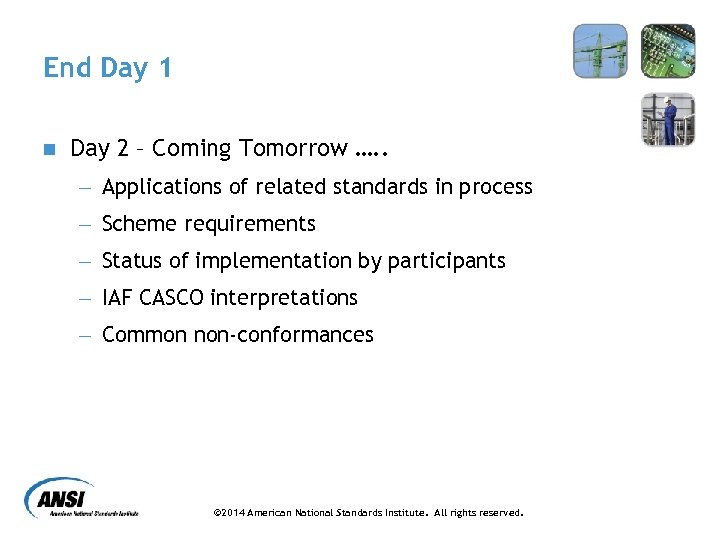 End Day 1 n Day 2 – Coming Tomorrow …. . - Applications of