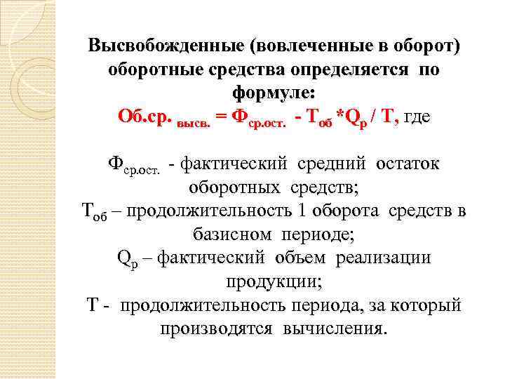 Обороты средств предприятия