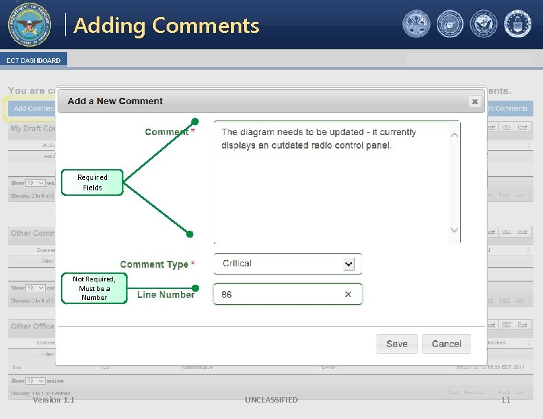 Electronic Comments Adding. Coordination Tool Office of the Under Secretary of Defense Acquisition, Technology,