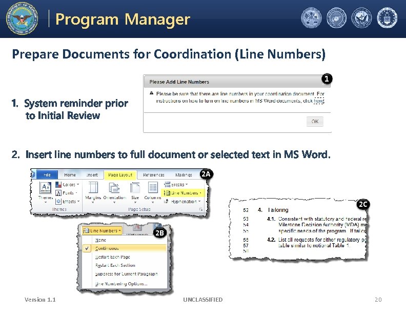 Electronic Coordination Tool Program Manager Office of the Under Secretary of Defense Acquisition, Technology,