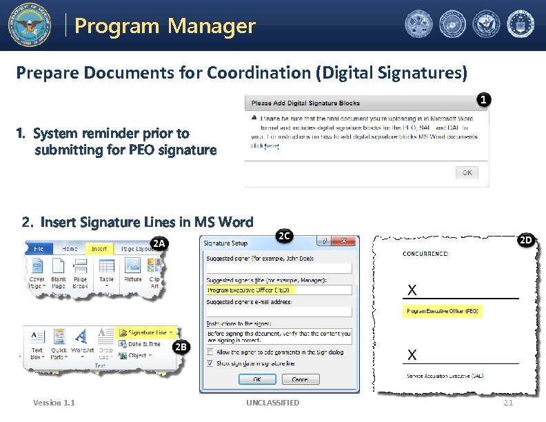 Electronic Coordination Tool Program Manager Office of the Under Secretary of Defense Acquisition, Technology,