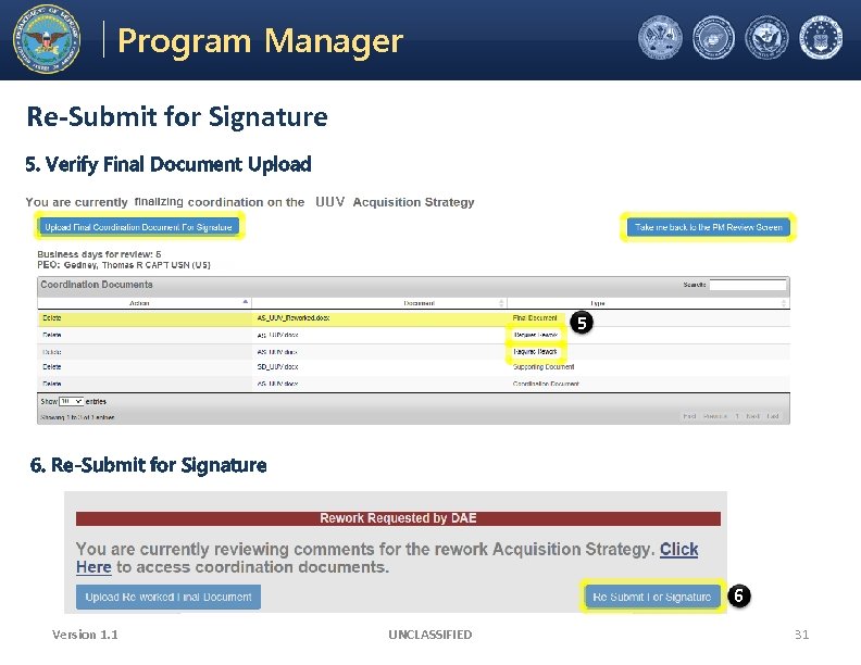 Electronic Coordination Tool Program Manager Office of the Under Secretary of Defense Acquisition, Technology,