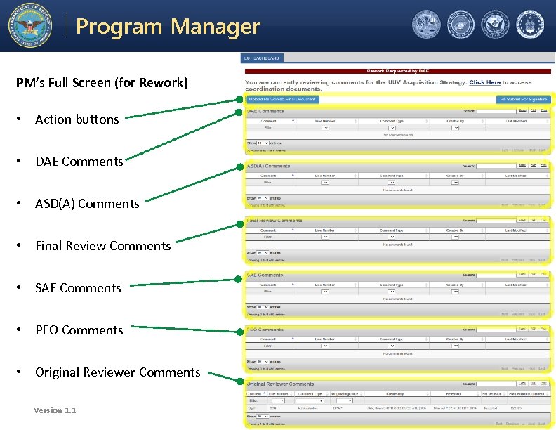 Electronic Coordination Tool Program Manager Office of the Under Secretary of Defense Acquisition, Technology,