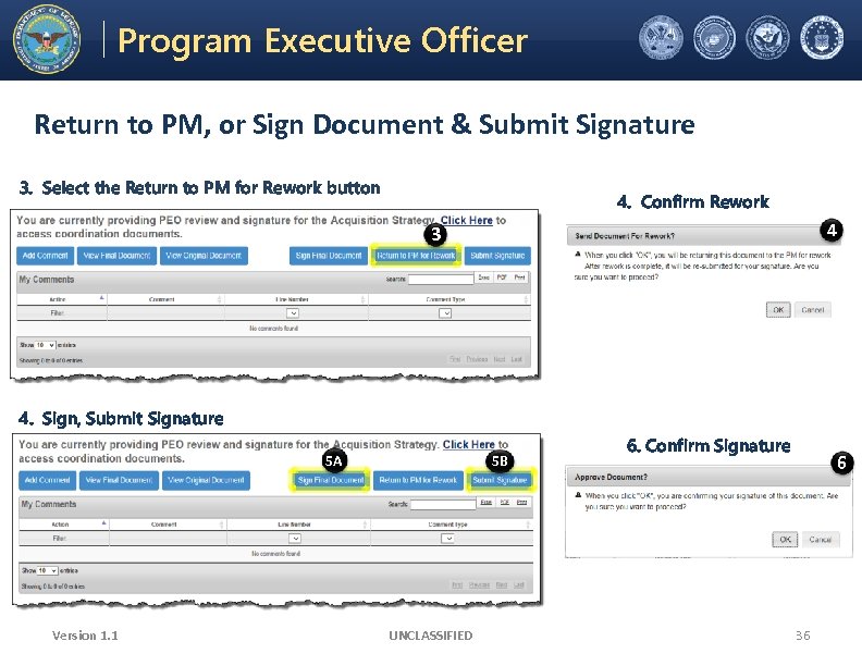 Electronic Coordination Tool Program Executive Officer Office of the Under Secretary of Defense Acquisition,