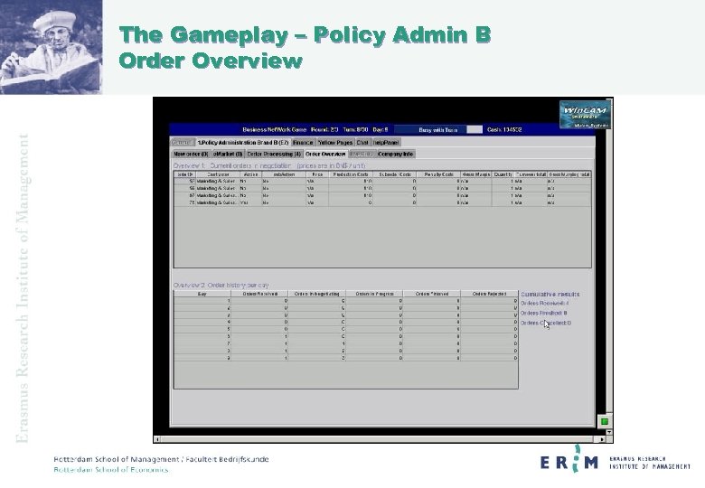 The Gameplay – Policy Admin B Order Overview 