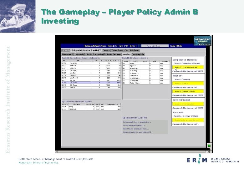 The Gameplay – Player Policy Admin B Investing 