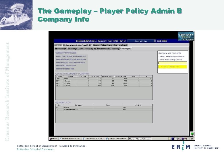 The Gameplay – Player Policy Admin B Company Info 