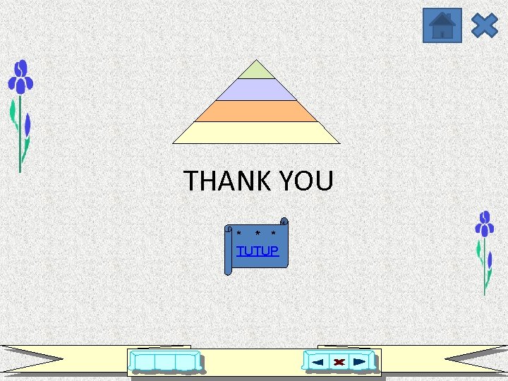 THANK YOU * * * TUTUP 