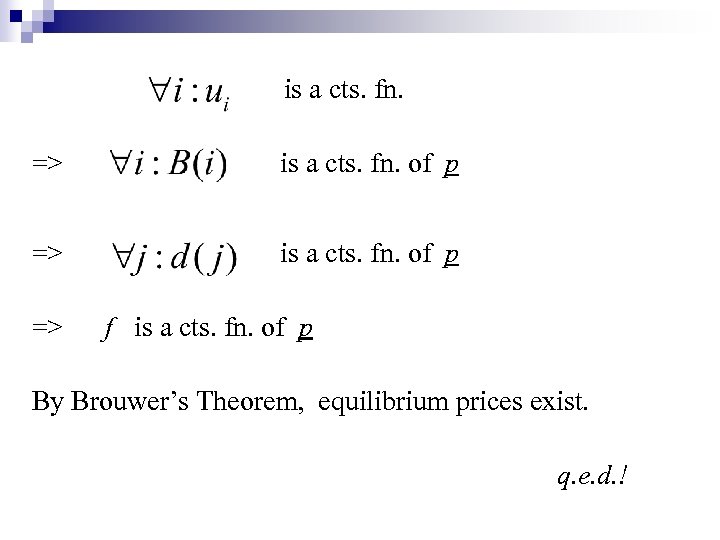 is a cts. fn. => is a cts. fn. of p => f is