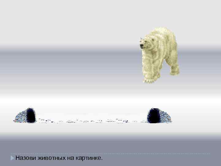 Назови животных на картинке. 