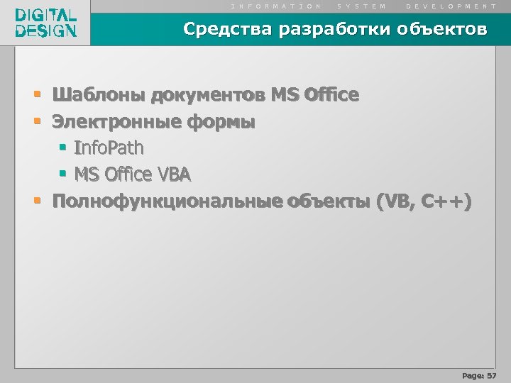 I N F O R M A T I O N S Y S