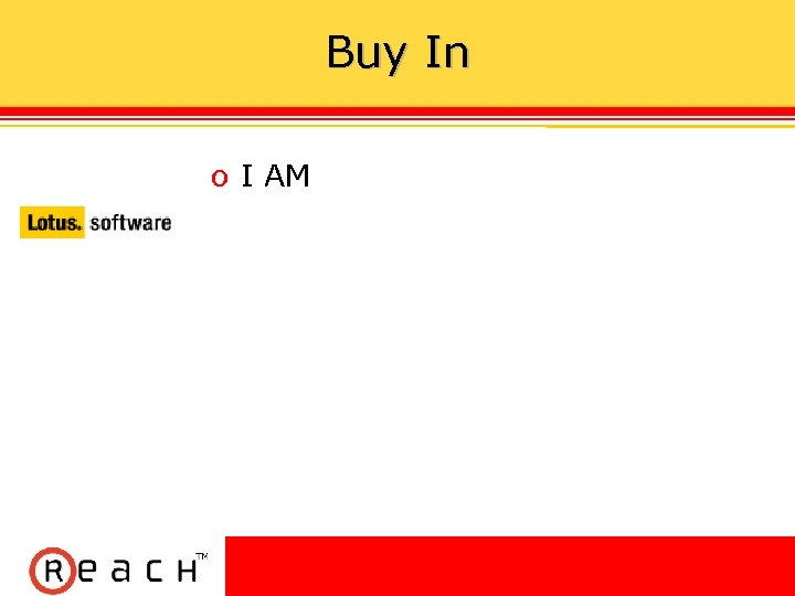 Buy In ס I AM 