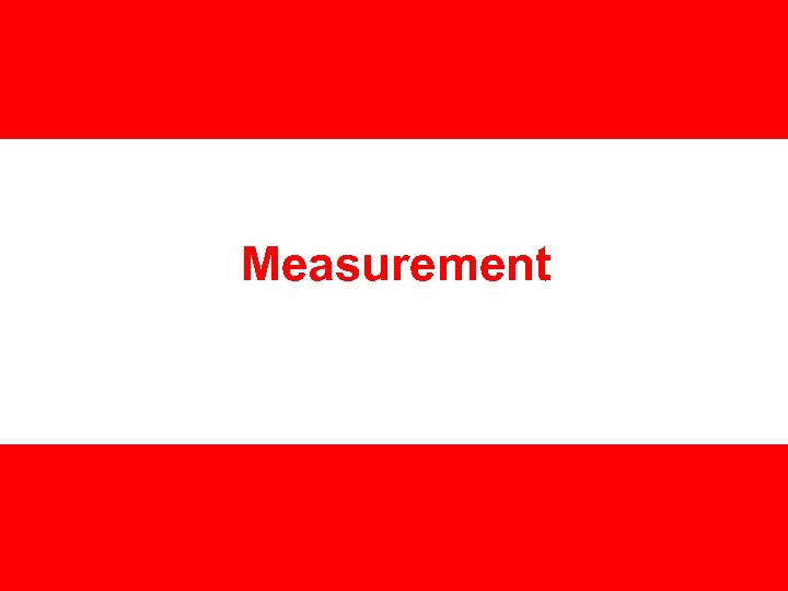 Measurement 