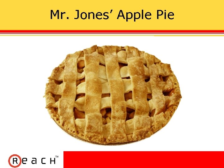 Mr. Jones’ Apple Pie 