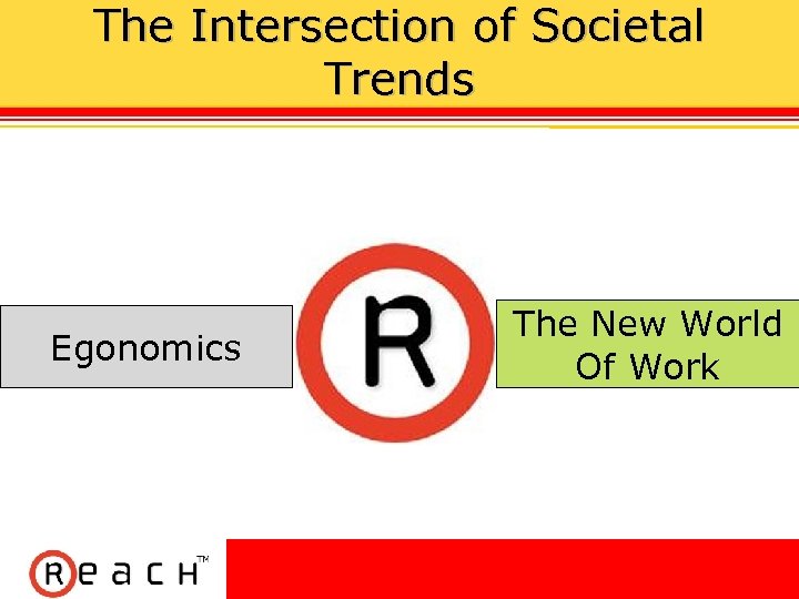 The Intersection of Societal Trends Egonomics The New World Of Work 