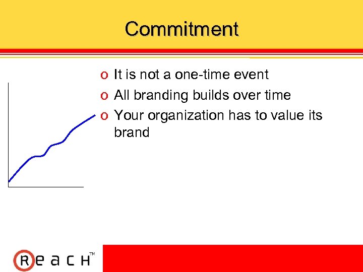 Commitment ס It is not a one time event ס All branding builds over