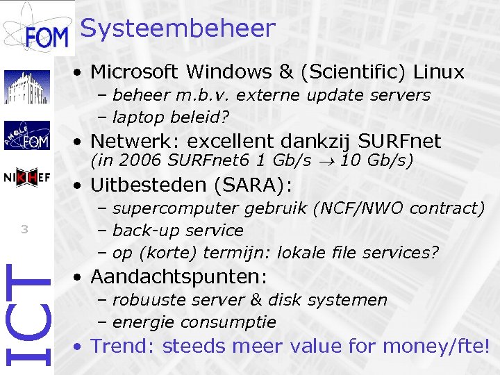 Systeembeheer • Microsoft Windows & (Scientific) Linux – beheer m. b. v. externe update