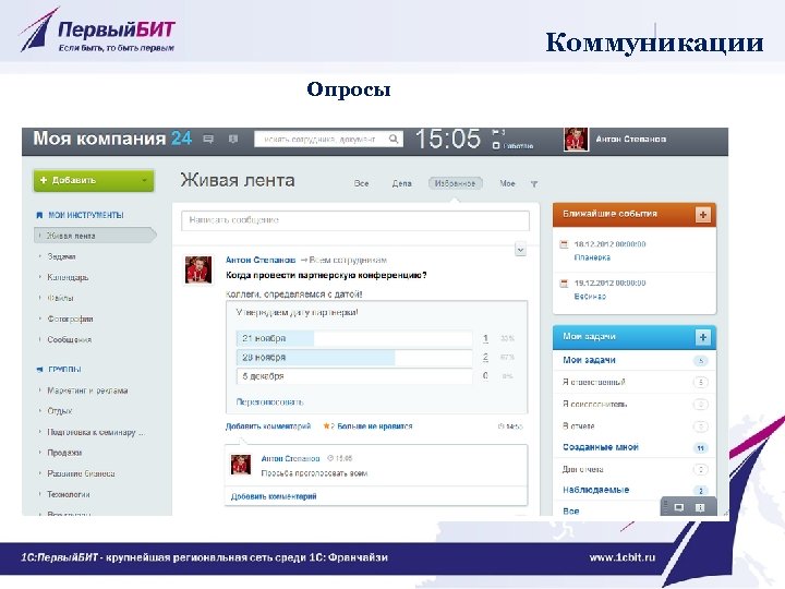 Коммуникации Опросы 