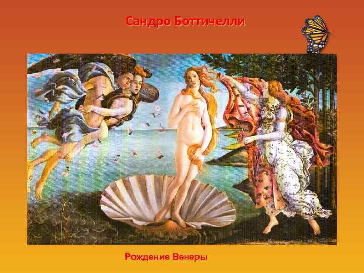 Сандро Боттичелли Рождение Венеры 