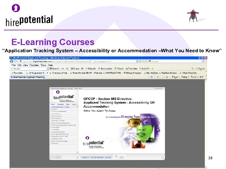 E-Learning Courses “Application Tracking System – Accessibility or Accommodation –What You Need to Know”