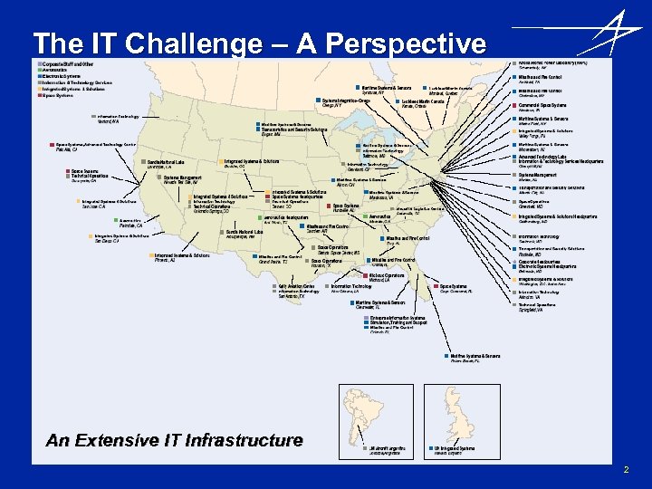 The IT Challenge – A Perspective An Extensive IT Infrastructure 2 