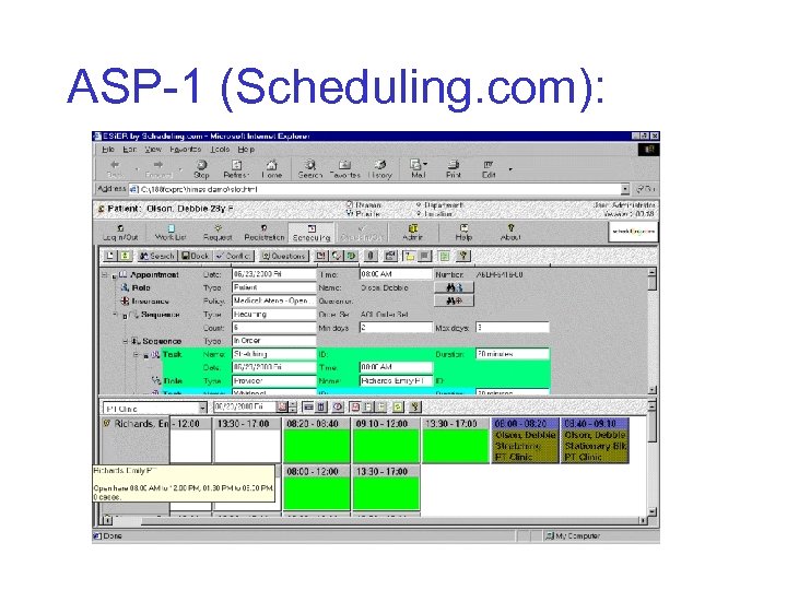 ASP-1 (Scheduling. com): 