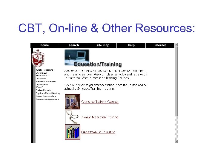 CBT, On-line & Other Resources: 