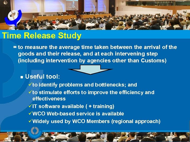 Time Release Study = to measure the average time taken between the arrival of