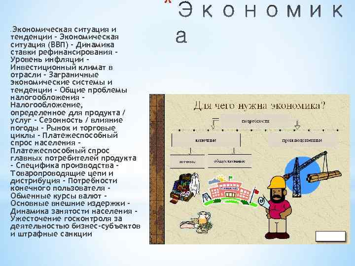 * Экономическая ситуация и тенденции - Экономическая ситуация (ВВП) - Динамика ставки рефинансирования Уровень