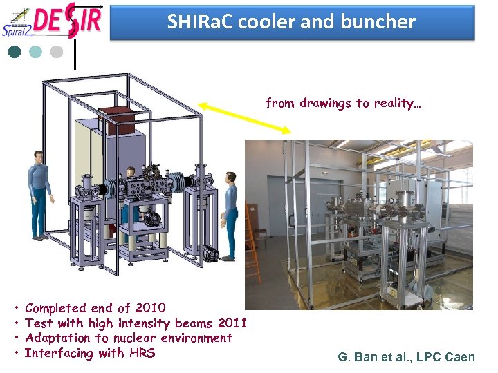 SHIRa. C cooler and buncher from drawings to reality… • • Completed end of