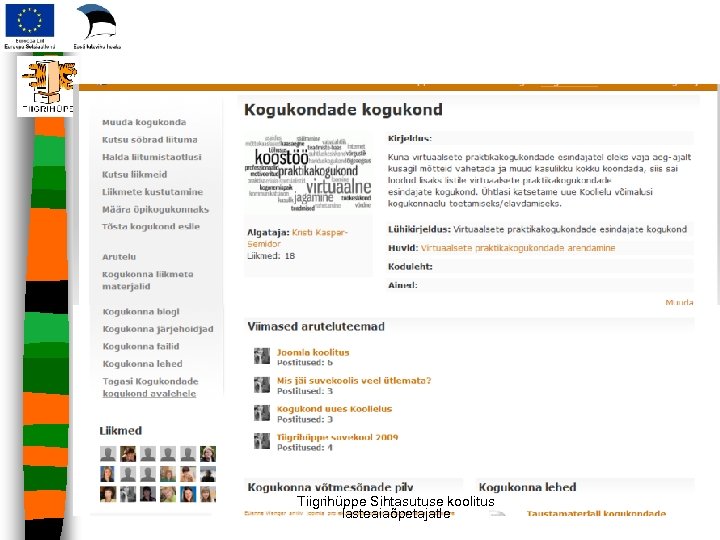 Tiigrihüppe Sihtasutuse koolitus lasteaiaõpetajatle 