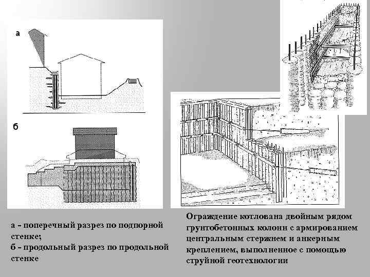 Фонари на подпорной стенке