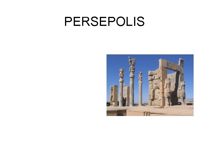 PERSEPOLIS 
