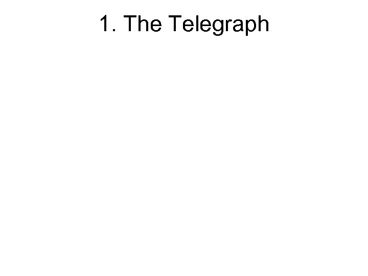 1. The Telegraph 