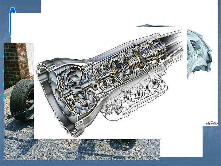 n n Двигатель или (ДВС). Кузов. Шасси. Трансмиссия. 