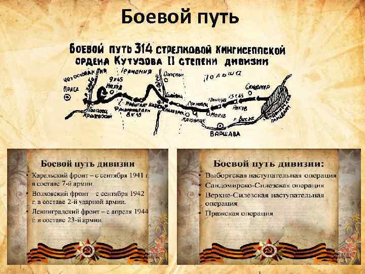 Боевой путь 