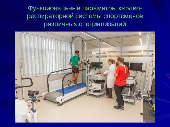 Функциональные параметры кардиореспираторной системы спортсменов различных специализаций 