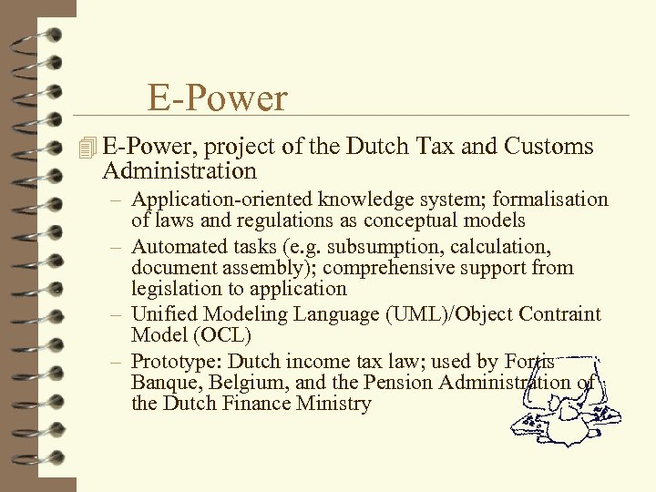 E-Power 4 E-Power, project of the Dutch Tax and Customs Administration – Application-oriented knowledge
