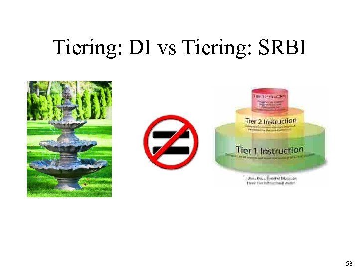 Tiering: DI vs Tiering: SRBI 53 