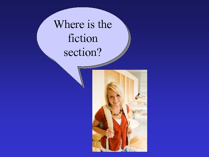 Where is the fiction section? 