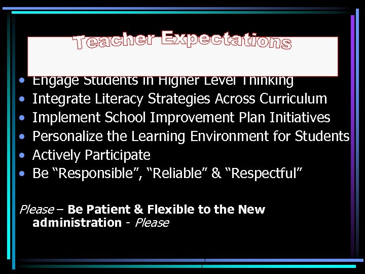  • • • Engage Students in Higher Level Thinking Integrate Literacy Strategies Across