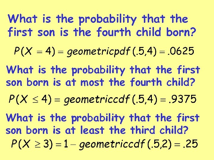 What is the probability that the first son is the fourth child born? What