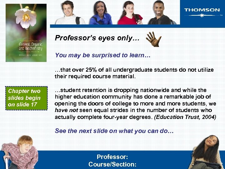 Professor’s eyes only… You may be surprised to learn… …that over 25% of all