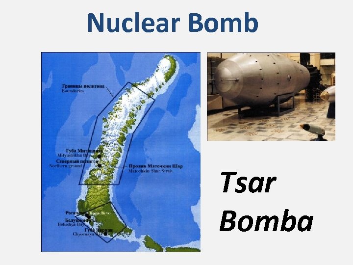 Nuclear Bomb Tsar Bomba 